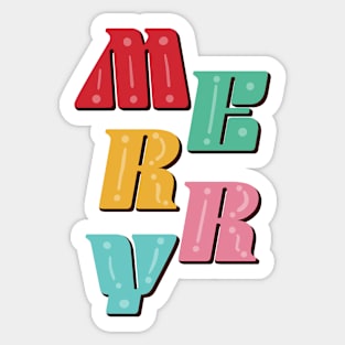 Merry Sticker